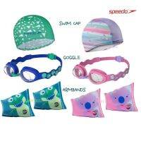 Speedo Kids Goggles with Floater and Swimming Cap FU1B