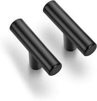 Ravinte 10 Pack 2 inch Cabinet Pulls Matte Black Stainless Steel Kitchen Drawer Pulls Cupboard Handles Cabinet Handles 10 Matte Black