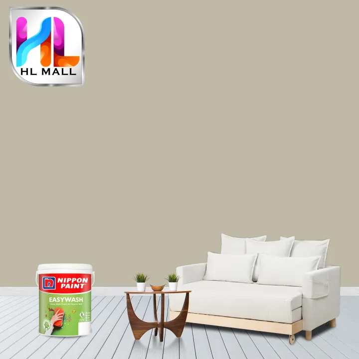 Nippon Paint Interior Vinilex Easywash Graystone NP 4012 T 1L Lazada