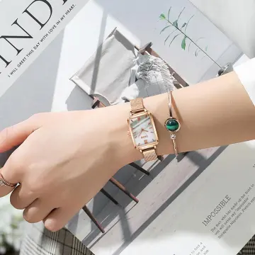 2023 Brand Women Watches Fashion Square Ladies Quartz Watch