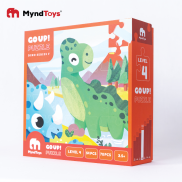 Bộ ghép hình khủng long - Myndtoys Go up Level 4 Dino Series F dành cho