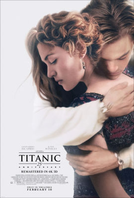โปสเตอร์หนัง Titanic 1997 รับทำ โปสเตอร์ติดผนัง ของแต่งบ้าน ของตกแต่งห้องนอน 77poster