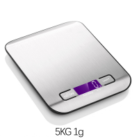 2021105Kg Kitchen Scale Stainless Steel Weighing Scale Food Diet Postal Balance Measuring LCD Electronic Scales