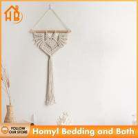 Homyl Macrame พรมแขวนผนังประดับพู่ยาวลายค้างคาวสำหรับตกแต่งบ้านแต่งงาน