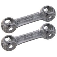 2X 10 in 1 Bicycle Dumbell Wrench Spanner Multifunction Bike Repair Tool 6mm-15mm