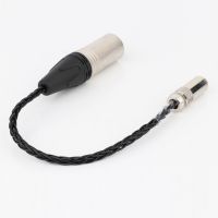 HiFi 7N OCC Silver 4.4mm Female to 4pin XLR Balanced Male Audio Adapter Cable 4.4 TRRRS TO XLR Connector