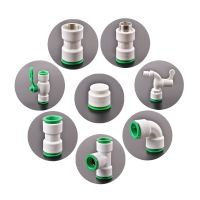 PPR Fittings Pipe Fittings Joint 20mm 25mm Direct Elbow Three-way Flexible Joint No Heating Quick Connector Valves