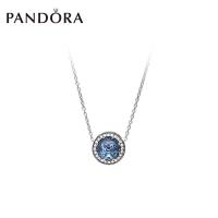 Pandoraˉ Ocean Heart 925 Silver Clavicle Necklace Set ZT0139 Simple Temperament String Necklace Clavicle Chain Women Jewelry Pandoraˉ necklace