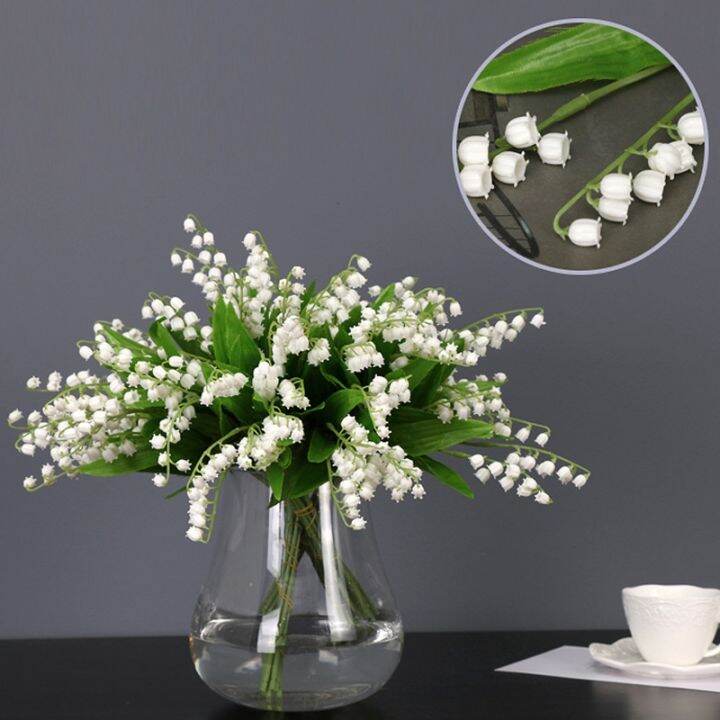 white-simulated-lily-valley-plastic-flower-single-bell-orchid-small-fresh-touch-ins-chime-flower-decorative-artificial-flower