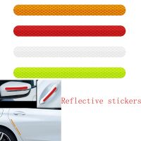 Car Reflective Sticker Rearview Mirror Warning Sticker Reversing Mirror Night Safety Warning Anti-collision Scratch Sticker Safety Cones Tape