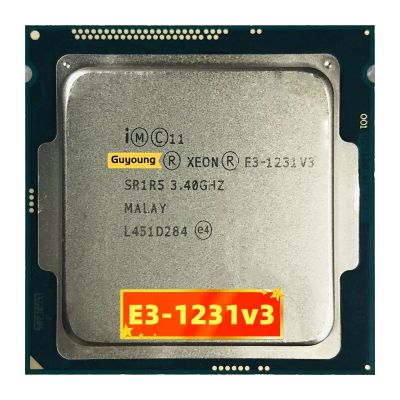 Xeon E3 V3 1231v3 E3-1231 E3 V3 3.3GHz Quad-Core เครื่องประมวลผลซีพียู8M 80W LGA 1150