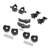 10Pcs Brass Front and Rear Portal Housing Set for Redcat GEN8 GEN 8 1/10 RC Crawler Car Upgrades Parts Accessories