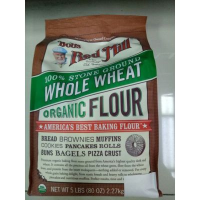 🔷New Arrival🔷 Bobs Red Mill Organic Whole wheat Flour 2.27kgแป้งสาลีโฮลเกรน100%   🔷🔷