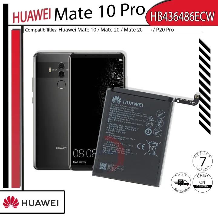 Huawei Mate 10 Pro Battery BLA-L29 Battery Model: HB436486ECW (4000mAh ...