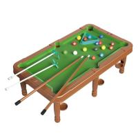 Billiards Table Miniature Billiards Pool Table Billiard Game Set with Tripod and 4 Cue Sticks for Living Room Bedroom Indoor Use practical