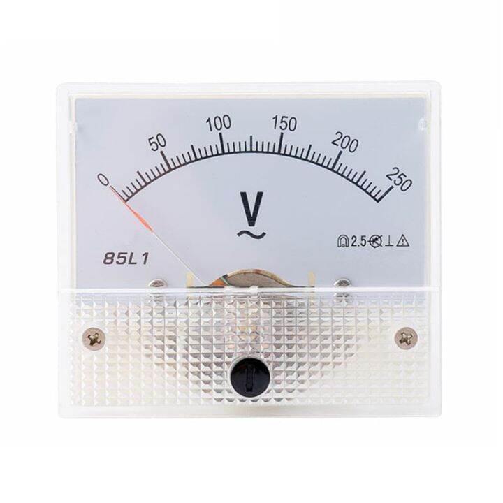 1pc-85l1ตัวชี้มาตรวัดแรงดันไฟฟ้า-ac-class-2-5แรงดันไฟฟ้าอนาล็อกโวลต์มิเตอร์แผงมิเตอร์