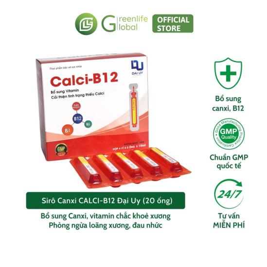 Canxi b12 đại uy hộp 20 ống - ảnh sản phẩm 1