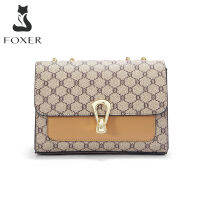 FOXER Cross Body &amp; กระเป๋าสะพายไหล่กระเป๋าโซ่กระเป๋าผู้หญิงส่งเอกสารกระเป๋าสะพายสำหรับผู้หญิงเข้าได้กับทุกชุด