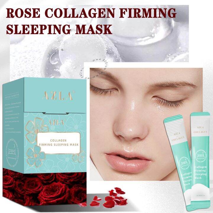20PCS/BOX AZLA Collagen Firming Sleeping Mask NoCleaning AntiAging