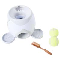 Tennis Ball Dog Treat Dispenser Slow Feeding Dog Toy Interactive Pet Feeders for Small Medium Larger Dogs for Slow Eating Habit Development and Mental Enrichment effective