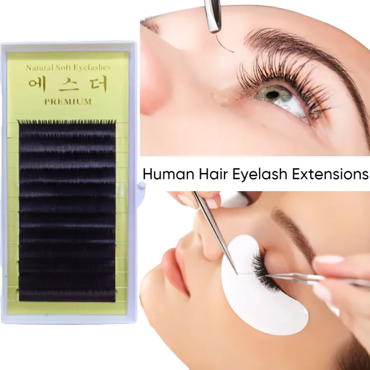 human hair eyelash extension SIZE 9 | Lazada PH