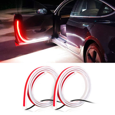 Led Car Door Strip Light Belt LED Flashing Streamer Car Door Lights Decoration Lighting for Warning Anti Rear-end Collisions