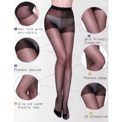Pantyhose Ready Stock Stockings Invisible Spring Summer Ultra-Thin Black lesh Color y Anti-Snagging Leggings Socks Ank