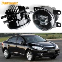 ไฟตัดหมอกประกอบเลนส์ LED 30W H11 2ชิ้นสำหรับ Renault Fluence รถเก๋งแบบปรับได้2009-2020ด้านขวา + ด้านซ้ายโคมไฟ DRL ตัดหมอก