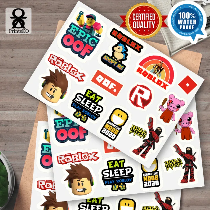 High Quality Waterproof Vinyl Sticker with Roblox - Characters Design ...