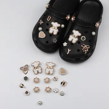 Shoe Charms for Crocs DIY Cute 3D Bear Chain Detachable Decoration