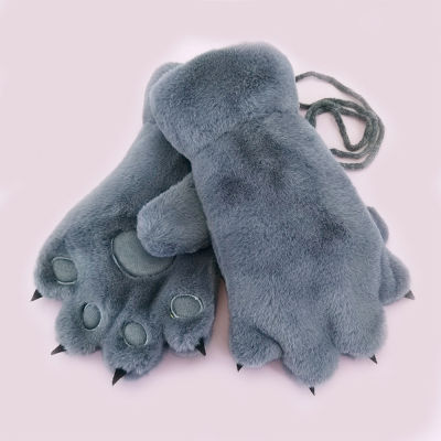 Cosplay Gloves For Kids For Women Man Costume Warm Gloves Bear Claws Gloves Bear Paw Gloves Gloves Plush Gloves