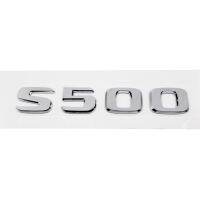 สติกเกอร์ W140 S320l S500l S500 S350 Mercedes Benz Amg S600l W245หมายเลขสติกเกอร์ฝากระโปรงท้ายสติ๊กเกอร์เงินรถสำหรับตกแต่ง