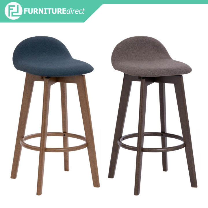 Furniture Direct MORA Solid Wood Bar Chair bar stool Lazada
