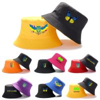 2023 New Ukrainian Nowaste Bob Reversible Mens Summer Hat Ukrainian Badge Unisex Cotton Bucket Hat Panama Hat Custom Logo