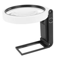 Magnifying Glass With Light  3.5X 25X Magnification With LED Illuminated  Handheld Or Stand Magnifying Glass Cups  Mugs Saucers