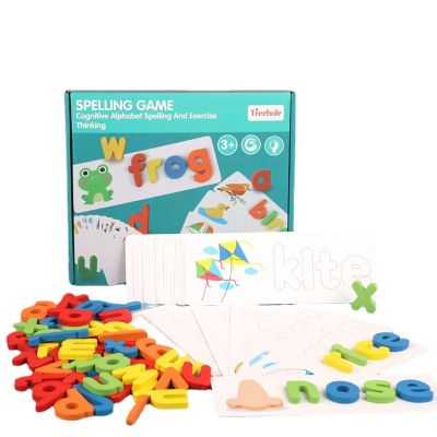 Cross-border letters spell the word games children cognitive card amazon sells good intelligence development early childhood toys