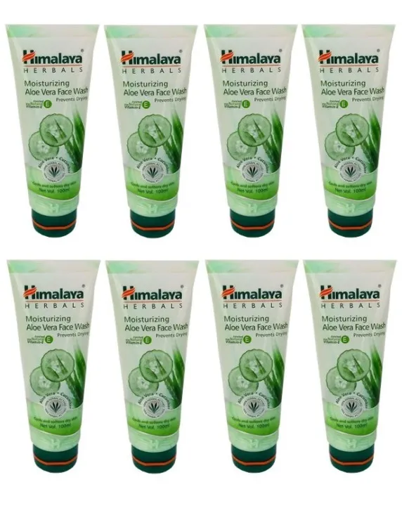 HIMALAYA ALOE VERA FACE WASH 100 ML X 8 Lazada Singapore