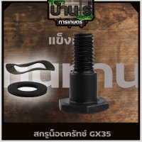 (น็อตครัช GX35 328) น๊อตยึดคลัช สกรูยึดคลัช เครื่องตัดหญ้า GX35 328 T200 ตรงรุ่น ใส่ได้ทุกยี่ห่อ มาตราฐาน By บ้านไร่ การเกษตร