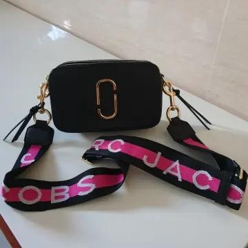 Marc Jacobs Logo Strap Snapshot Small Camera Bag Blue Sea Multipr