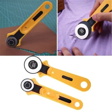 45mm Roller Cutter Stainless Steel Blade Quilters Scissors Tailor  Professional Sewing Fabric Cutting Tools