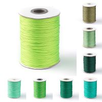 【YD】 Pandahall Approx 88yards/Roll 1.0mm Green-Color Korean Waxed Polyester Cord Beading String Necklace Accessories