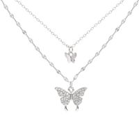 Delysia King 2021 Double Butterfly Necklace Clavicle Chain