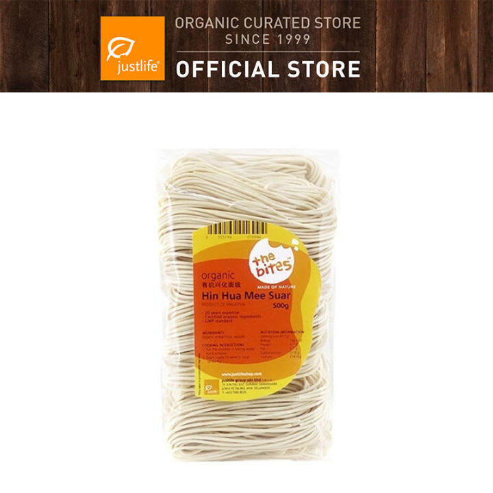 [Organic Noodles/ Vegan/ 有机兴化面线] The Bites Hin Hua Mee Suar, 500g | Lazada