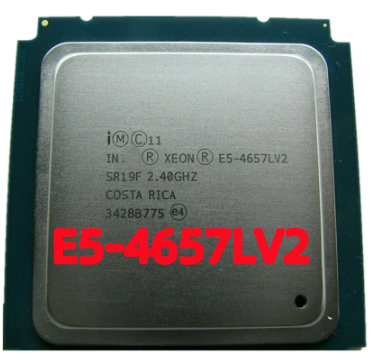 Xeon CPU E5-4657LV2 2.4GHz 12-Core 30M LGA2011 V2 E5 4657LV2ประมวลผล E5 4657L V2 E5 2695v 2ซีพียูตั้งโต๊ะ E5-4657L โปรเซสเซอร์