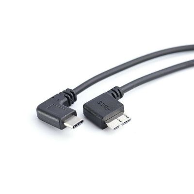 ：“{》 New Angle 90 Degree USB3.1 Type-C To USB 3.0 Micro B Cable 5Gbps Data Connector Adapter For Hard Drive Cell Phone PC OTG C Type