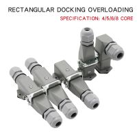 HDC-HA 4 Core (3 1)/5(4 1)/6(5 1)/8 (7 1) Pins Heavy Duty Connector Aviation Industry Waterproof Plug And Socket