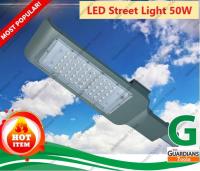 (แบบต่อไฟบ้าน) โคมไฟถนน LED Electric Street Light Outdoor 50W (Waterproof ultra-thin LED garden light 50W) -เฉพาะโคม