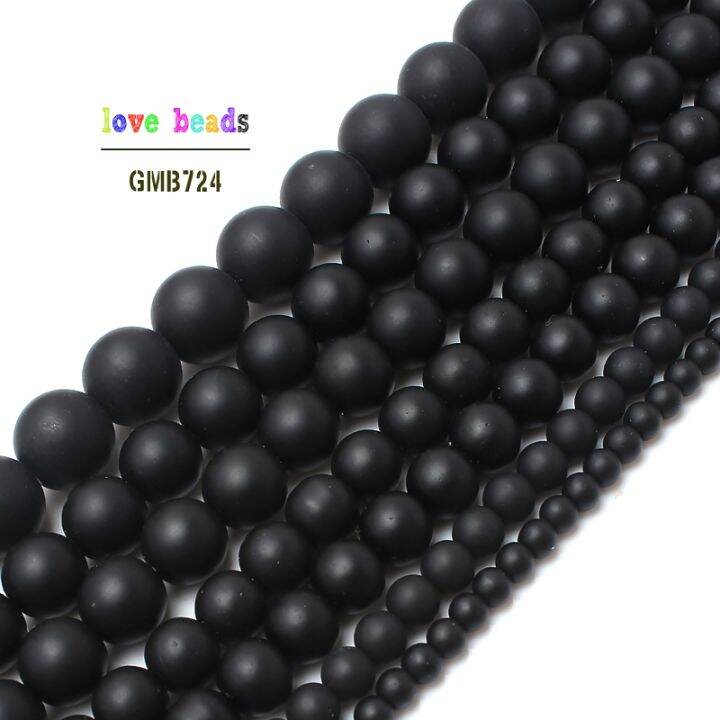 natural-stone-black-matte-onyx-agates-round-beads-frost-dull-polish-agat-beads-for-jewelry-making-15-5-inches-4-6-8-10-12mm