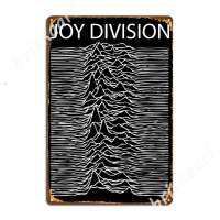 Celestineor Joy Division 2ป้ายโลหะ Wall Cave Plaques ผับโรงรถการพิมพ์ป้ายดีบุกโปสเตอร์-Cool Vintage Wall Art