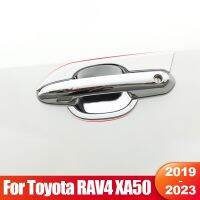 For Toyota RAV4 2019 2020 2021 2022 2023 RAV 4 XA50 XA 50 Hybrid Car Door Handle Bowl Protection Cover Sticker Accessories